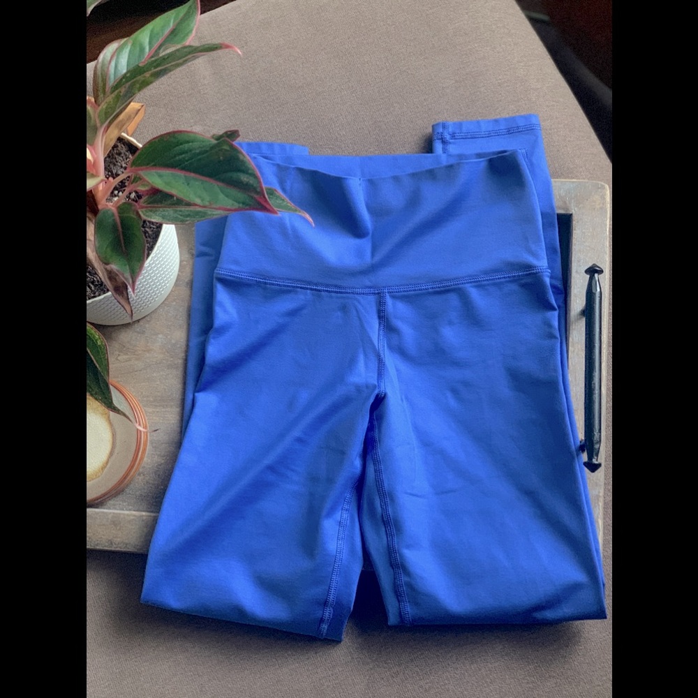 Aerie Play high-waisted Shine Legging in blue, Small